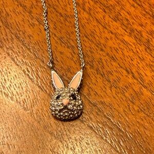 Kate Spade Make Magic Crystal Rabbit Pendant Necklace